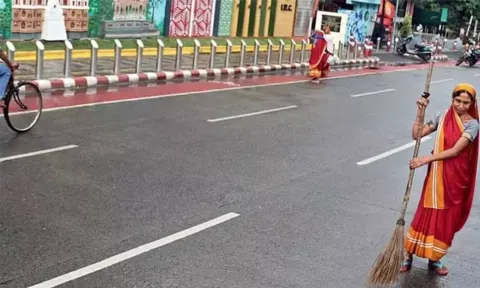 Indore bagged the cleanest city title for the seventh time in a row. (PTI)