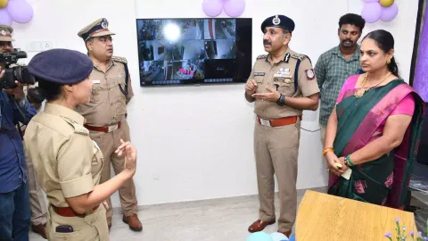 CoP Sandeep Rai Rathore inaugurates renovated women police guest house in Chennai
