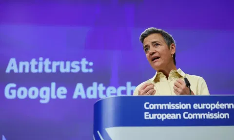 European Commission Executive Vice President Margrethe Vestager (Photo: Reuters)&nbsp;