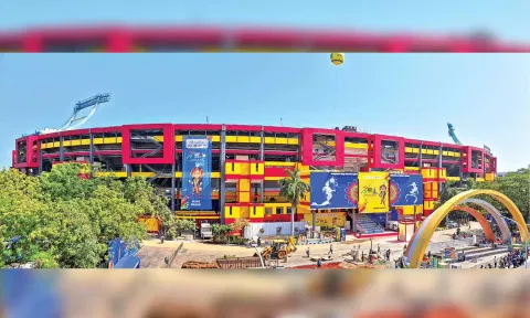Jawaharlal Nehru Stadium in Chennai