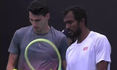 N Sriram Balaji (Right) and Victor Cornea (Photo: X)