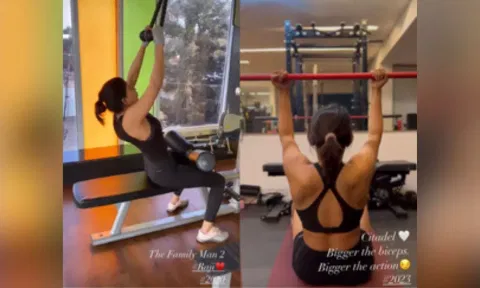 Samantha sweats it out in throwback workout videos for 'The Family Man 2', 'Citadel'