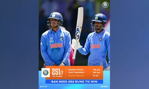 Indian players in action (ANI)