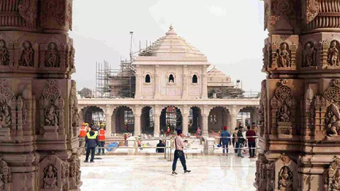 A view of Ram Temple (Photo/ANI)