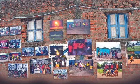 Some of the exhibited photographs (Photos: Agathesh)