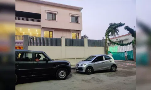 VK Sasikala performed housewarming poojas at her newly built house in Poes Garden on Wednesday