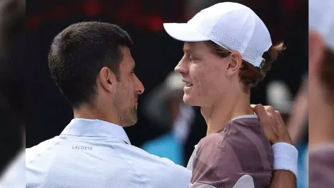 &nbsp;Novak Djokovic, Jannik sinner (IANS)