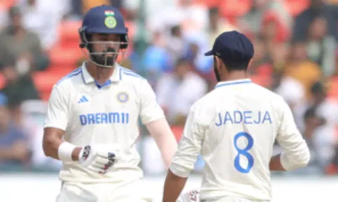 KL Rahul &amp; Ravindra Jadeja (IANS)