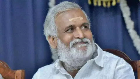 Minister of Hindu Religious and Charitable Endowments (HR &amp; CE) P K Sekarbabu