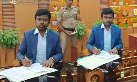 Collector Arunraj.