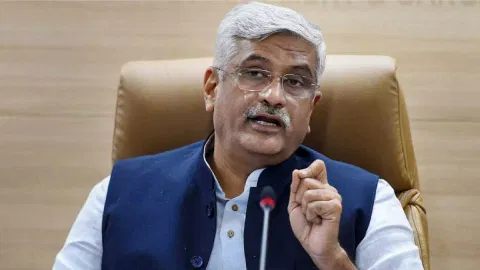 Union Jal Shakti Minister Gajendra Singh Shekhawat&nbsp;