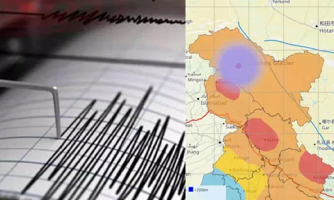 The depth of the quake was recorded at 5 km. (X/@NCS_Earthquake)
National Center for Seismology
@NCS_Earthquake@NCS_Earthquake
National Center for Seismology
@NCS_Earthquake