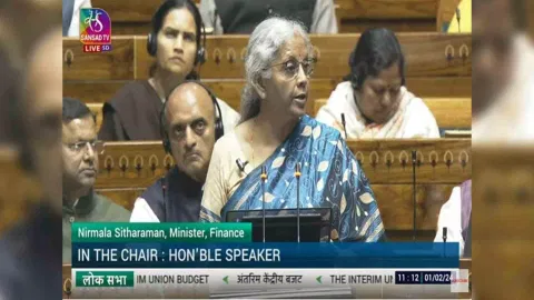Union Finance Minister Nirmala Sitharaman (Photo/Sansad TV)