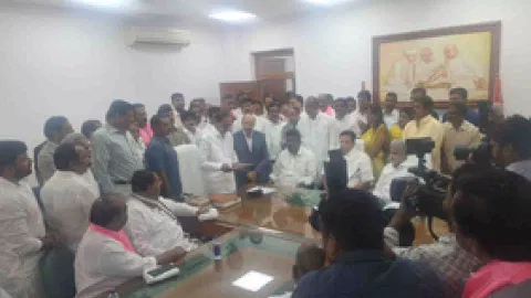 Bharat Rashtra Samithi (BRS) President and former Telangana Chief Minister K. Chandrasekhar Rao