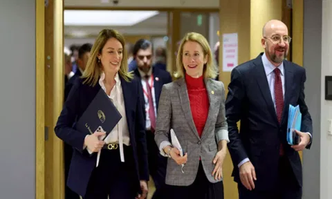 EU leaders meet in Brussels (Reuters)