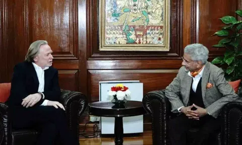 S Jaishankar and Philip Green (X)