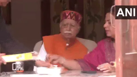 LK Advani with his daughter, Pratibha Advani. (Photo/ANI)