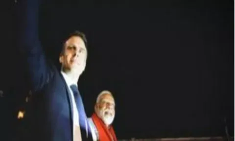 French President Emmanuel Macron shares a glimpse of his visit to India on Republic Day (ANI)
