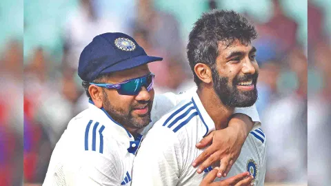 Rohit Sharma and Jasprit Bumrah
