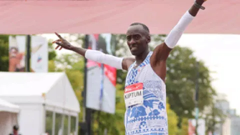 Kelvin Kiptum (Photo/IANS)