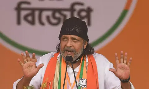 Veteran actor and BJP leader Mithun Chakraborty. (AFP)
