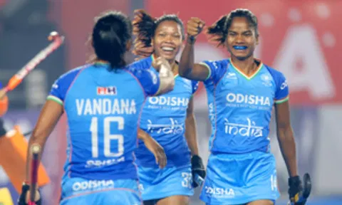 &nbsp;Indian women’s hockey team.