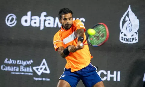 India’s Sumit Nagal (IANS)