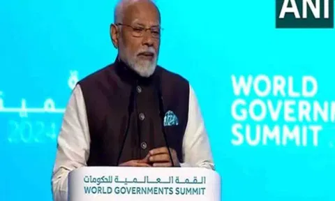 Prime Minister Narendra Modi at World Governments Summit (ANI)