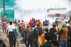 Farmers protest
