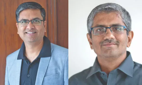 Rajesh Ganesan, president, ManageEngine; Shailesh Davey