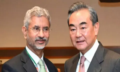 External Affairs Minister Dr S Jaishankar and his Chinese counterpart Wang Yi
