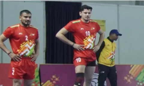 Kabaddi player of Khelo India University Games Ashtalakshmi 2023 (IANS)