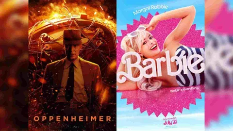Oppenheimer, Barbie Poster (Image: X)