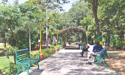 A file photo of one of the Corporation parks in the city