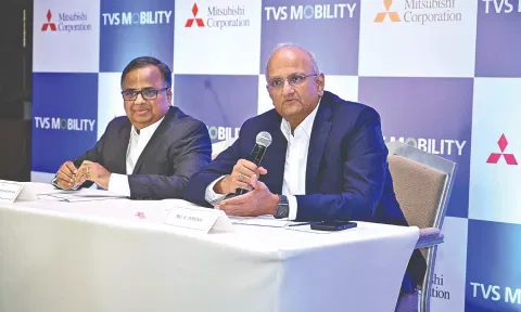 G Srinivasa Raghavan, global president and CEO, TVS Mobility&nbsp;