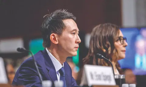 Shou Chew, the chief executive of TikTok