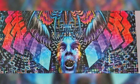 A sheet of LSD stamps that the NCB Chennai zonal unit seized
