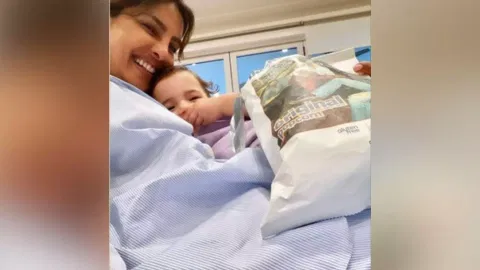 Priyanka Chopra, daughter Malti cozy (IANS)&nbsp;