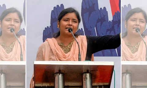DYFI leader Minakshi Mukherjee (ANI)