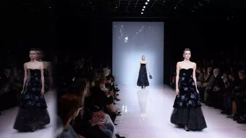 Still from Milan Fashion Week (Photo/Reuters)