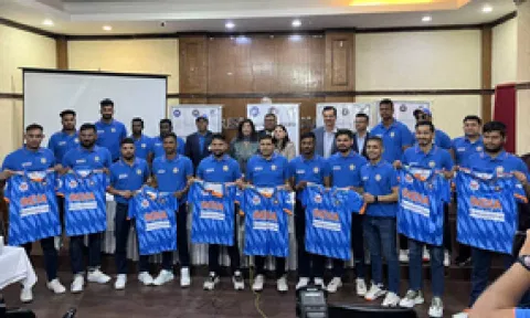 &nbsp;The Indian Deaf Cricket team (IANS)