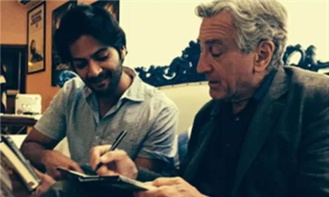Ali Fazal with Robert De Niro. (alifazal9 /Instagram)