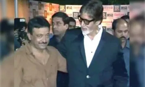 &nbsp;Amitabh Bachchan met filmmaker Ram Gopal Varma (IANS)