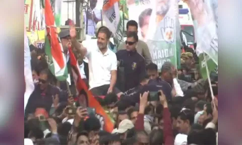 Rahul Gandhi during his yatra