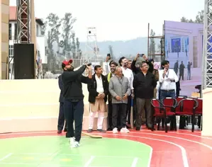 Anurag Singh Thakur in Sansad Khel Mahakumbh 3.0