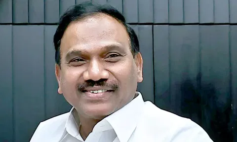 DMK's Lok Sabha MP A Raja&nbsp;