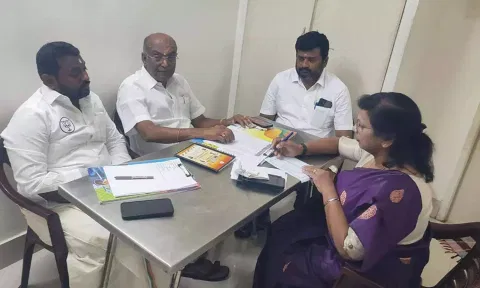 SG Suryah in the Kovai meeting