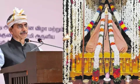 Governor RN Ravi; Ayya Vaikundar sanctum sanctorum