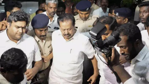 &nbsp;DMK leader K Ponmudy