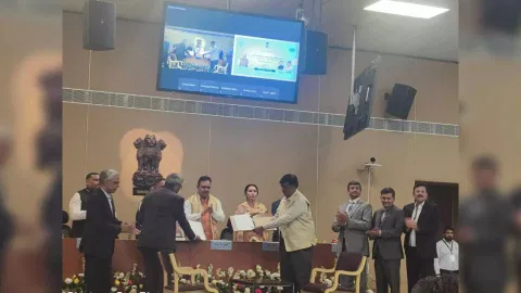 NTPC and NTPC Green Energy signed two separate initial pacts